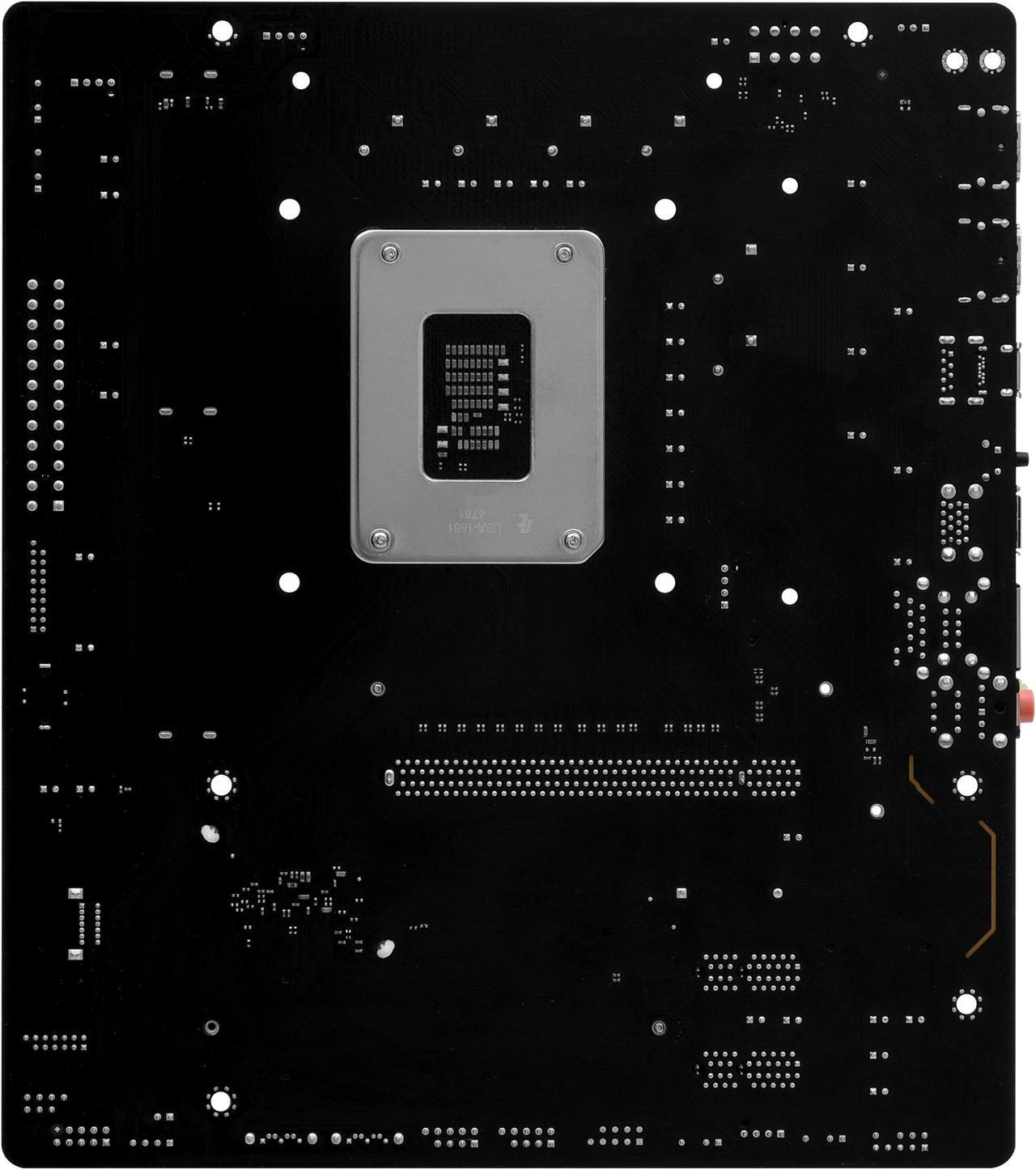 Alt view image 2 of 7 - ASRock B860M-H2 LGA 1851 Intel B860 SATA 6Gb/s Intel Core Ultra DDR5 Micro ATX Motherboard