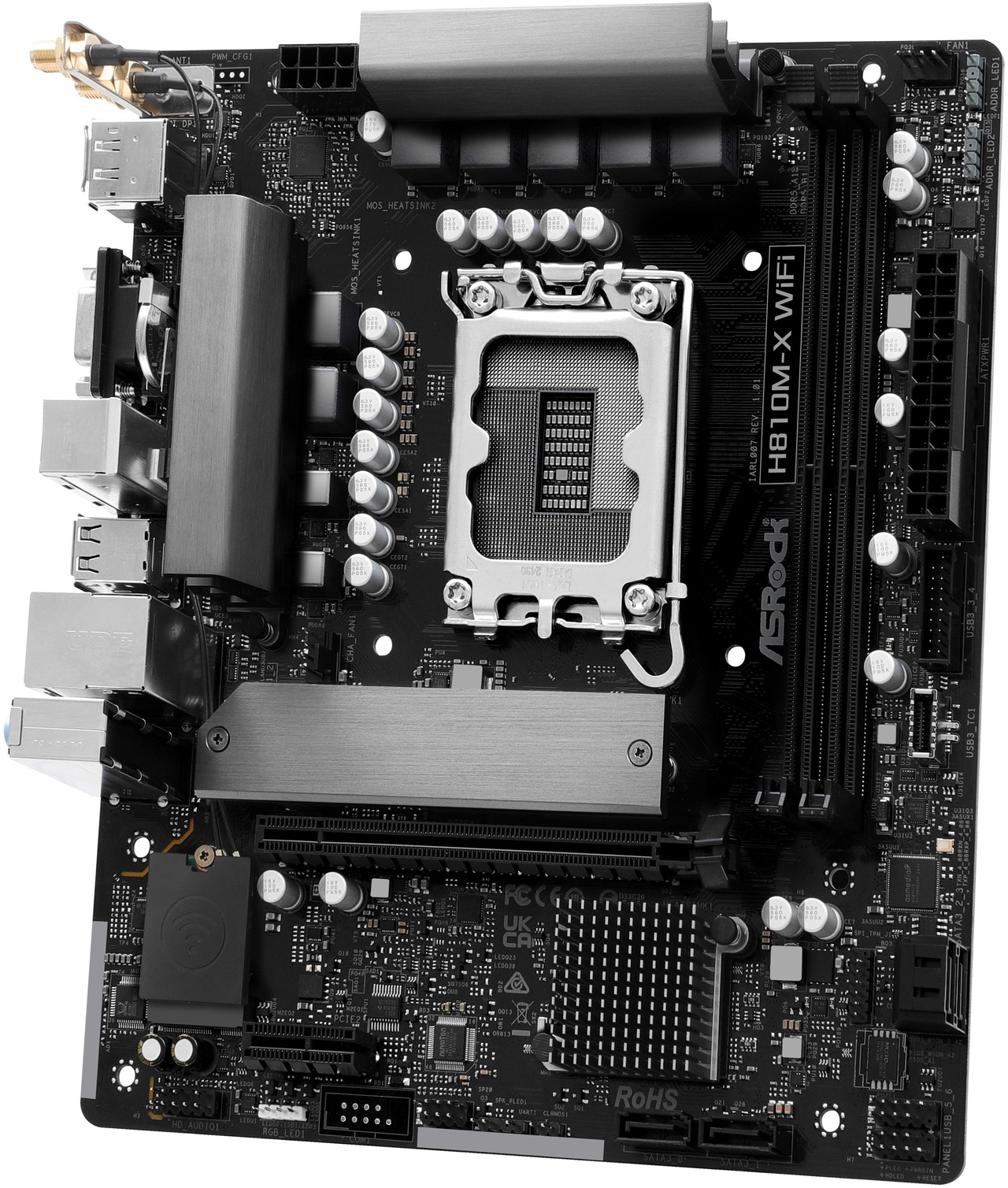 Open Box: ASRock H810M-X WIFI LGA 1851 Micro ATX Motherboard - Newegg.com - Open Box condition - Image 13