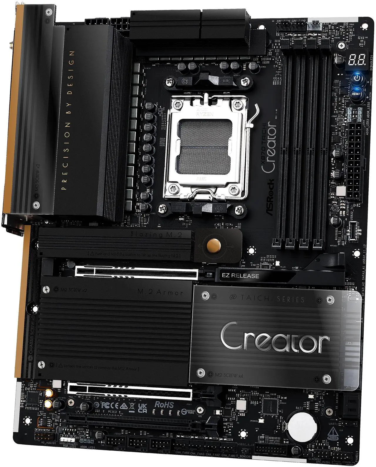 Open Box: ASRock X870 TAICHI CREATOR AM5 ATX Motherboard - Newegg.com - Open Box condition - Image 20