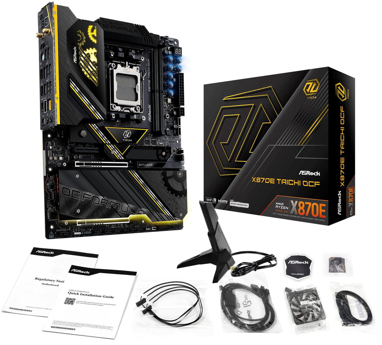 Open Box: ASRock X870E Taichi OCF AM5 ATX Motherboard - Newegg.com - Open Box condition - Image 19