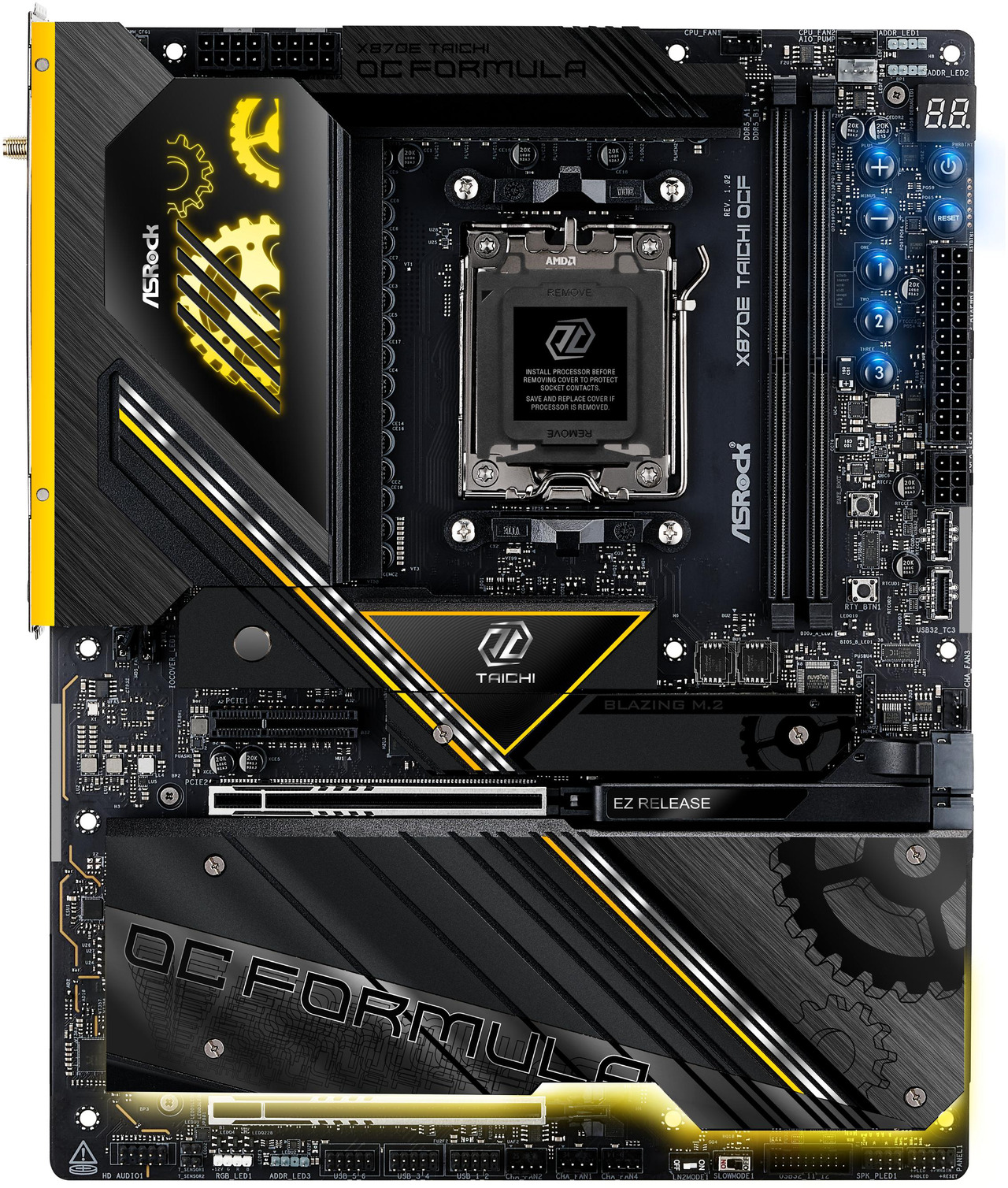 Open Box: ASRock X870E Taichi OCF AM5 ATX Motherboard - Newegg.com - Open Box condition - Image 12