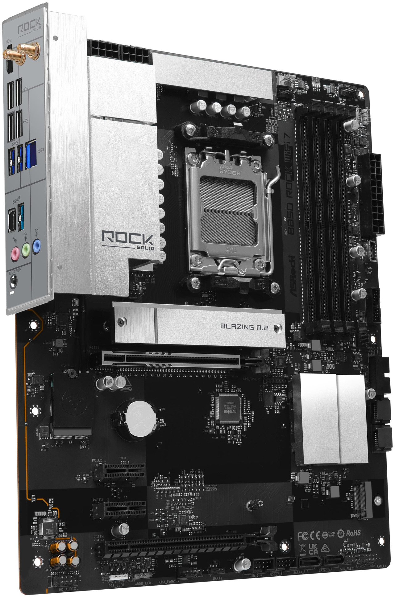 Open Box: Asrock AMD B850 Rock WiFi 7 AM5 ATX Motherboards - Newegg.com - Open Box condition - Image 15