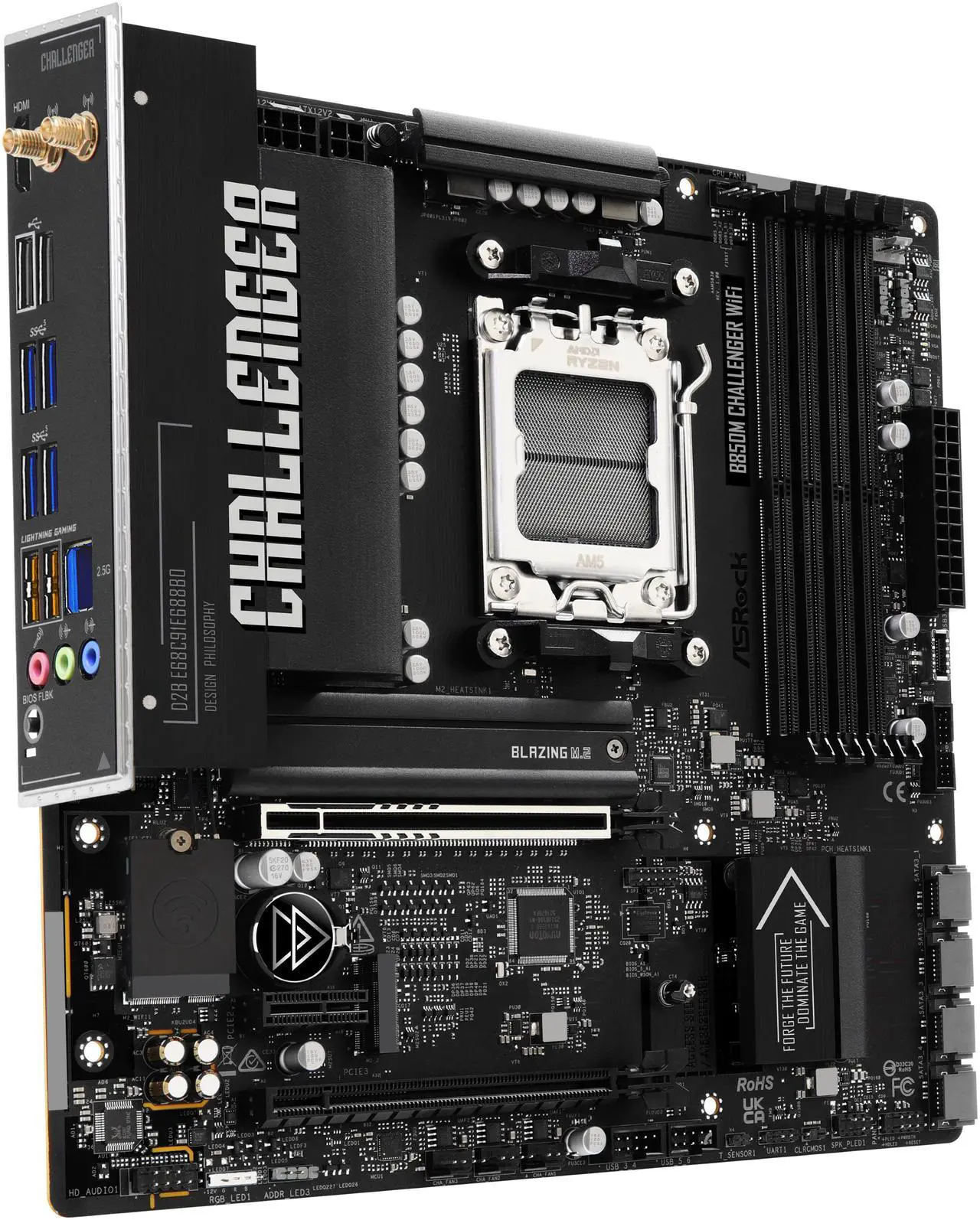 Motherboard ASRock B850M Challenger WiFi Socket AM5 Micro ATX