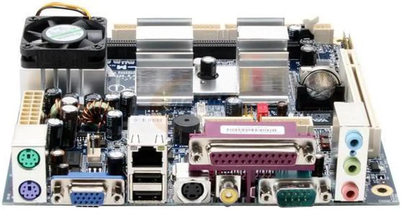Alt view image 2 of 7 - VIA / VPSD EPIA-M10000G VIA C3 / VIA Eden EBGA 1GHz processor VIA CLE266 Mini ITX Motherboard / CPU Combo