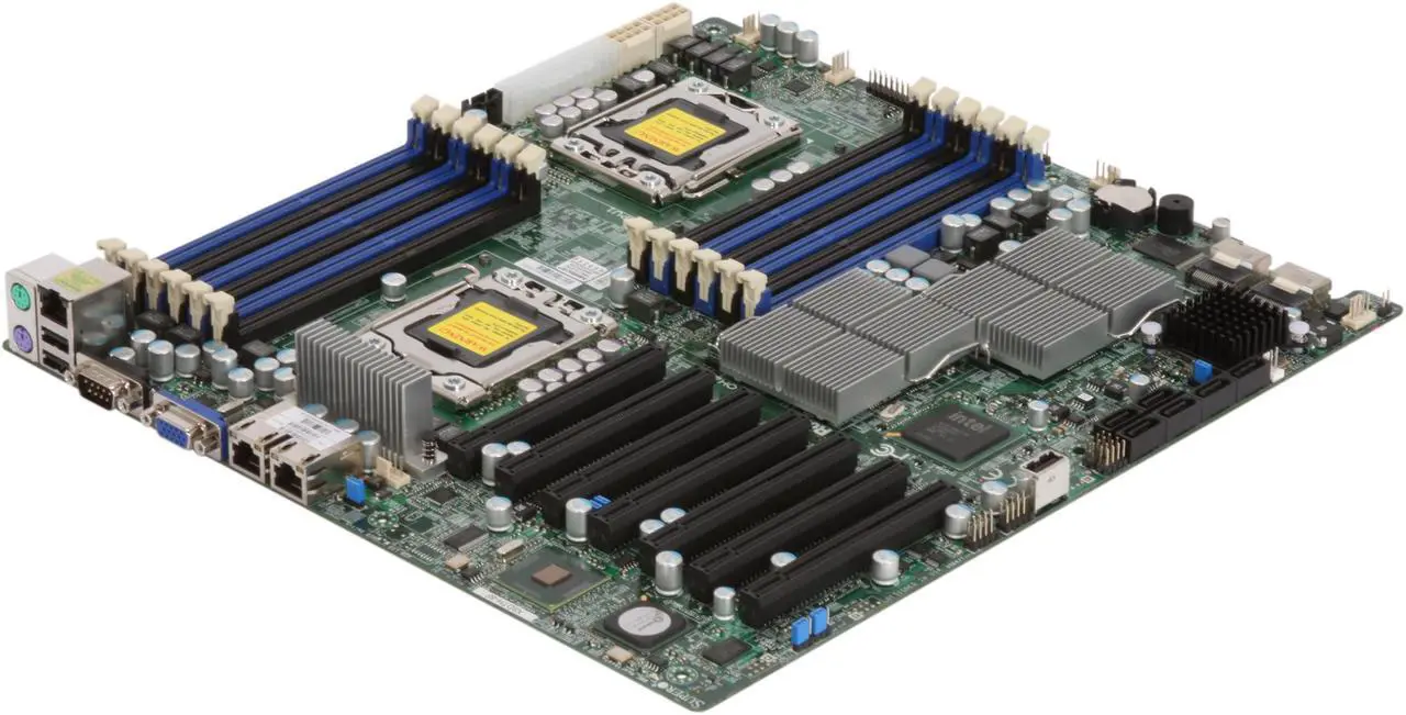 Main image of SUPERMICRO MBD-X8DTH-6F-O Dual LGA 1366 Intel 5520 Extended ATX Dual Intel Xeon Server Motherboard