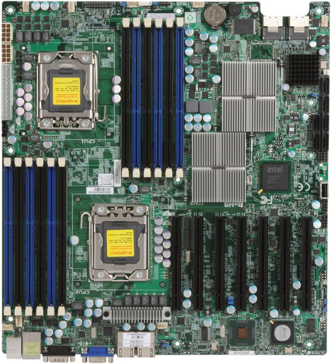 Alt view image 3 of 5 - SUPERMICRO MBD-X8DTH-6F-O Dual LGA 1366 Intel 5520 Extended ATX Dual Intel Xeon Server Motherboard