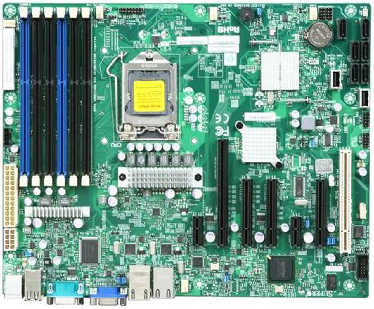 Alt view image 3 of 5 - SUPERMICRO MBD-X8SIA-F-O LGA 1156 Intel 3420 ATX Intel Xeon X3400/L3400 series Server Motherboard
