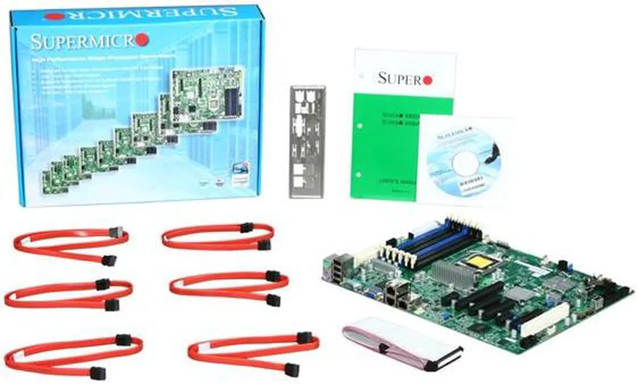 Alt view image 5 of 5 - SUPERMICRO MBD-X8SIA-F-O LGA 1156 Intel 3420 ATX Intel Xeon X3400/L3400 series Server Motherboard