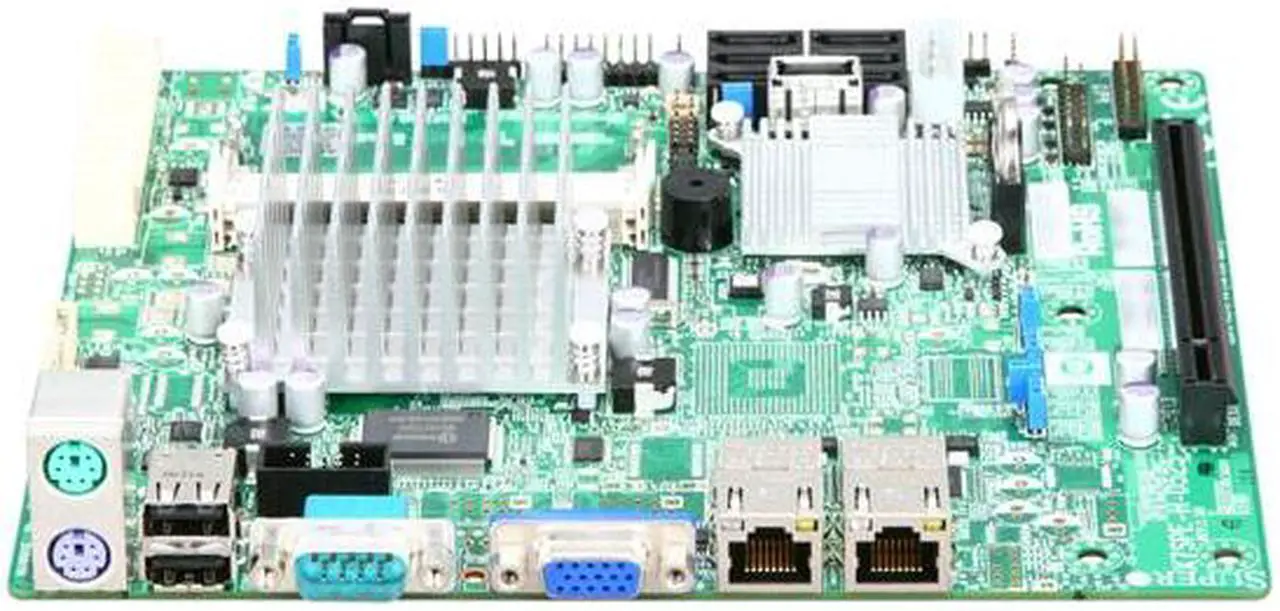 Alt view image 2 of 5 - SUPERMICRO MBD-X7SPE-H-D525-O Flex ATX Server Motherboard FCBGA559 DDR3 800