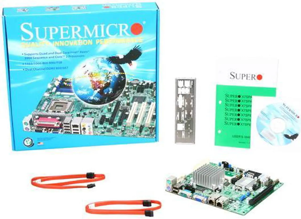 Alt view image 5 of 5 - SUPERMICRO MBD-X7SPE-H-D525-O Flex ATX Server Motherboard FCBGA559 DDR3 800