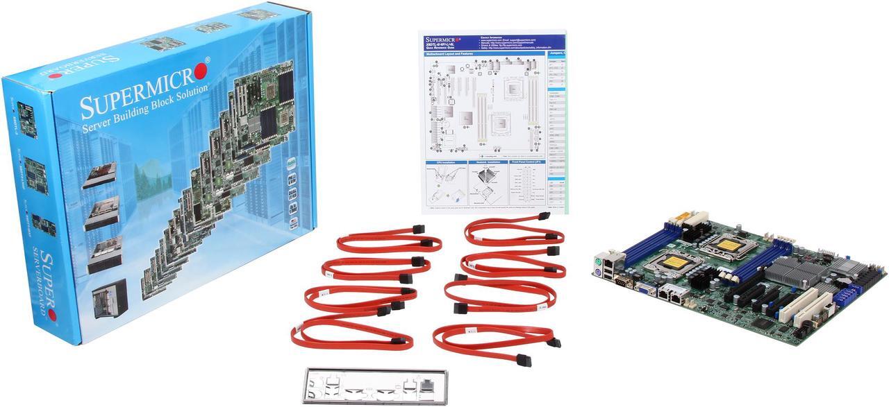 Alt view image 6 of 5 - SUPERMICRO X8DTL-6F ATX Server Motherboard Dual LGA 1366 Intel 5500 DDR3 1333/1066/800
