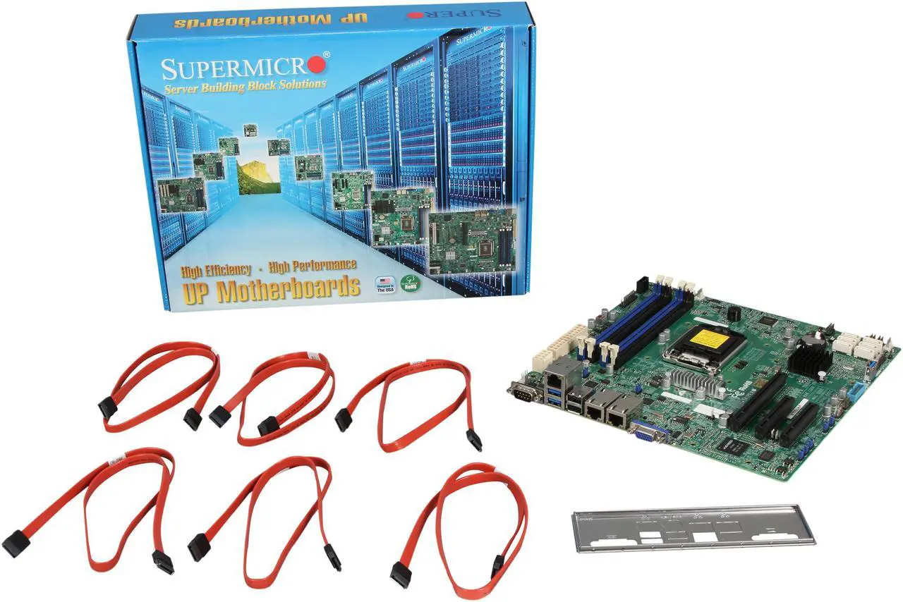Alt view image 6 of 5 - SUPERMICRO MBD-X10SLH-F-O uATX Server Motherboard LGA 1150 Intel C226 DDR3 1600
