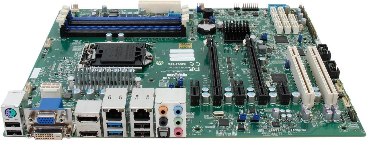 Alt view image 2 of 5 - SUPERMICRO MBD-X10SAE-O ATX Server Motherboard LGA 1150 Intel C226 DDR3 1600