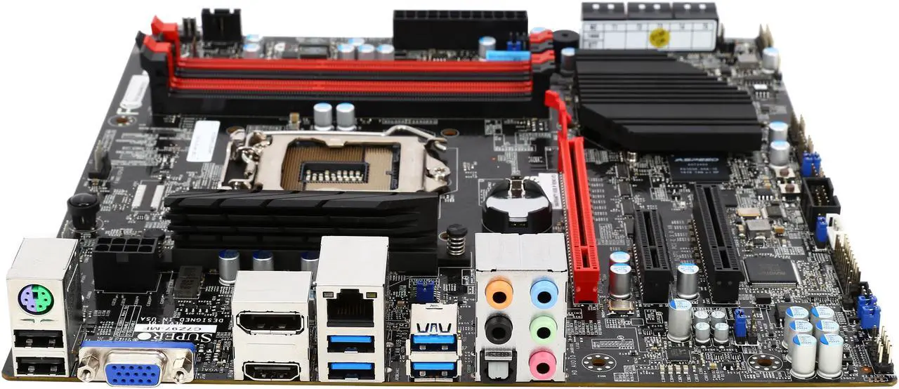 Alt view image 2 of 5 - SUPERMICRO MBD-C7Z97-MF Micro ATX Server Motherboard LGA 1150 Intel Z97 DDR3 3300(OC)