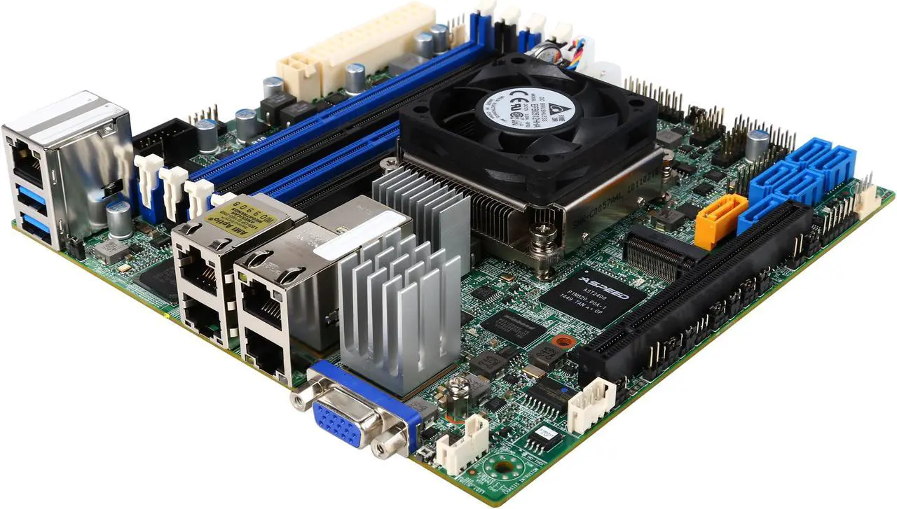 Main image of SUPERMICRO MBD-X10SDV-TLN4F-O Mini ITX Server Motherboard Xeon Processor D-1541 FCBGA 1667