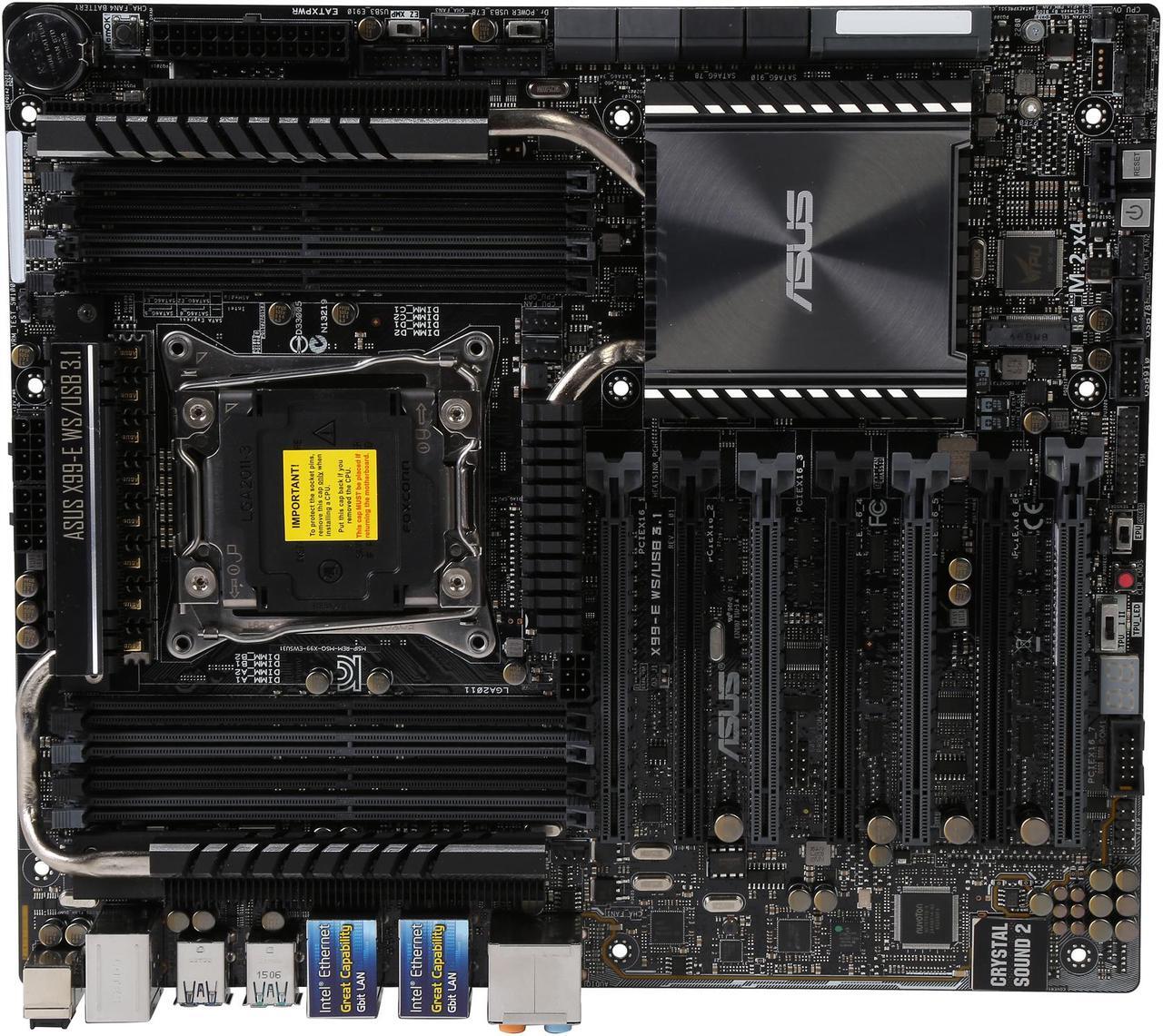 Alt view image 3 of 6 - ASUS X99-E WS/USB 3.1 LGA 2011-v3 Intel X99 USB 3.1 CEB Intel Motherboard