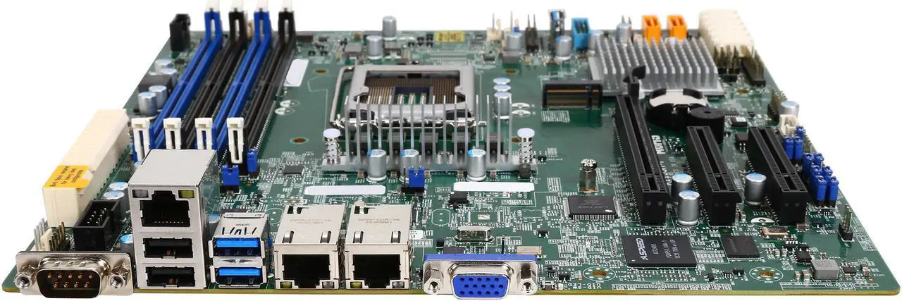 Alt view image 2 of 5 - SUPERMICRO MBD-X11SSH-F-O Micro ATX Server Motherboard LGA 1151 Intel C236