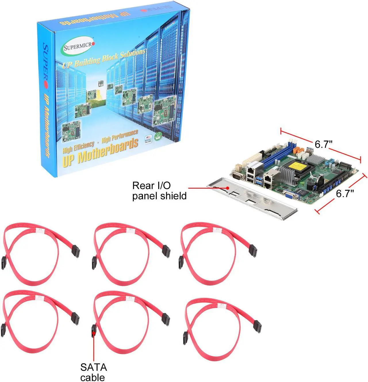 Alt view image 6 of 6 - SUPERMICRO MBD-X11SCL-IF-O Mini ITX Server Motherboard LGA 1151 Intel C242