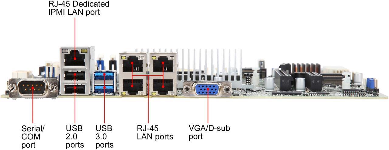 Alt view image 5 of 6 - SUPERMICRO MBD-X11SCH-LN4F-O Micro ATX Server Motherboard LGA 1151 Intel C246