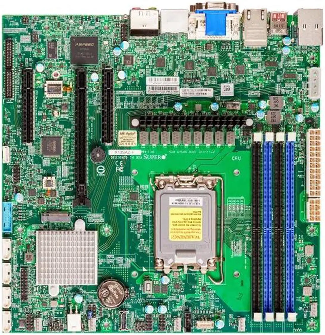 Main image of SUPERMICRO MBD-X13SAZ-Q-O Micro ATX Server Motherboard LGA 1700 Intel Q670E