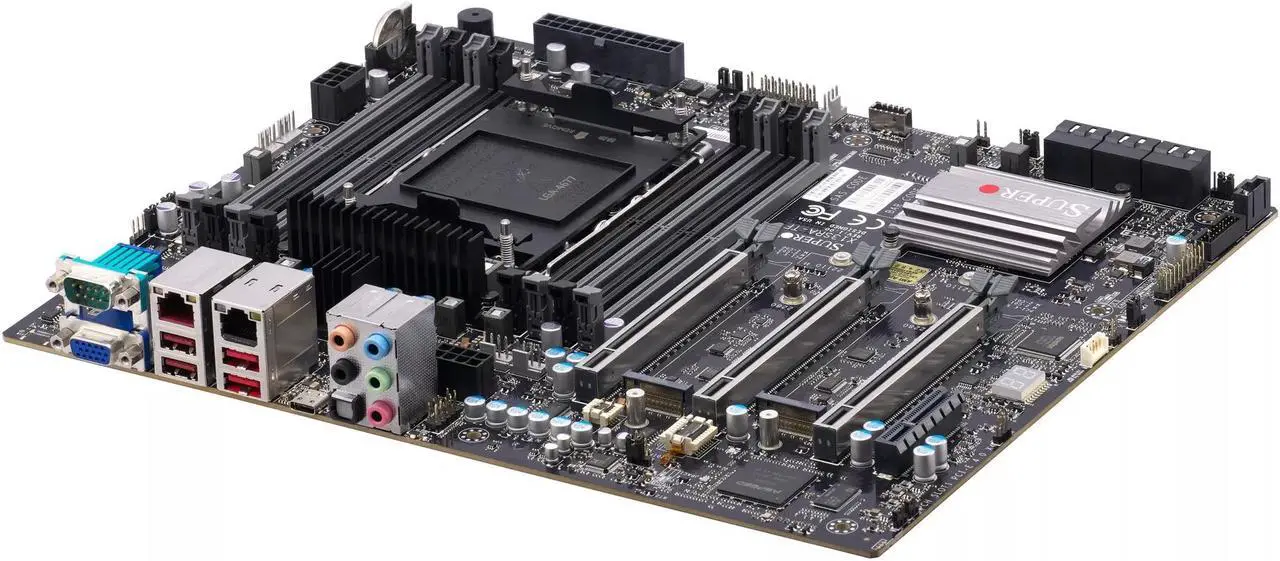 Alt view image 2 of 4 - Supermicro X13SRA-TF Motherboard, Intel® Xeon® W-3400 series, W-2400 series, W-3500 series, W-2500 series . Intel W790.