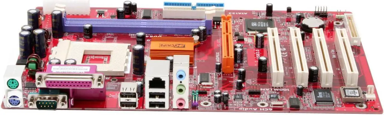 Alt view image 2 of 5 - PC CHIPS M848A (V5.0) 462(A) SiS 746FX ATX AMD Motherboard