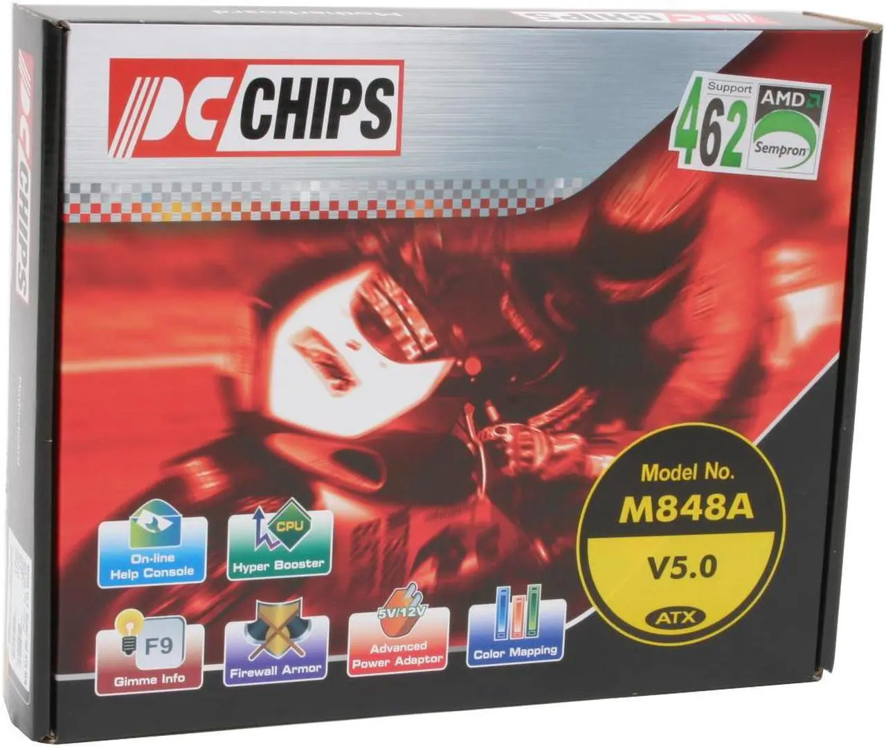 Alt view image 5 of 5 - PC CHIPS M848A (V5.0) 462(A) SiS 746FX ATX AMD Motherboard