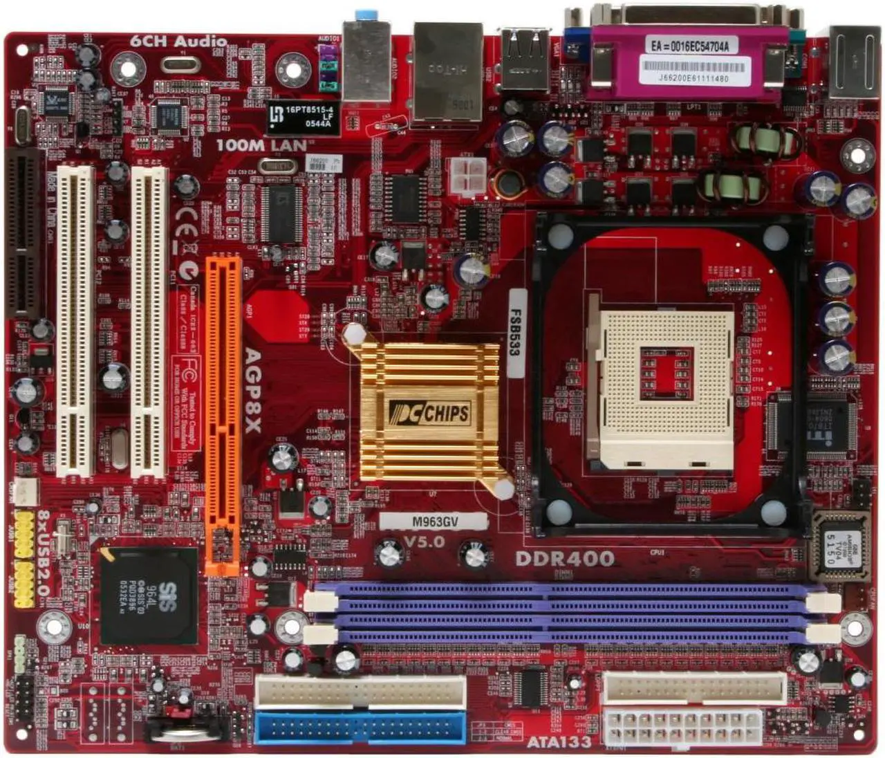 PC CHIPS M963GV (V5.0) Socket 478 Micro ATX Intel Motherboard - Newegg.com