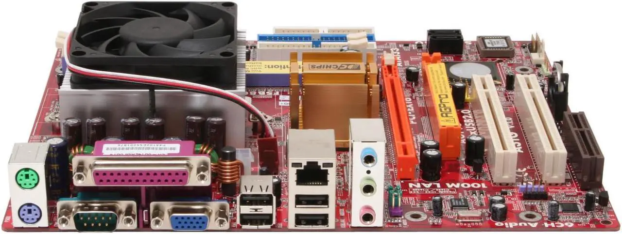 Alt view image 2 of 6 - PC CHIPS A31G (1.0) ( W/AMD Mobile Sempron 3000+) AMD Sempron 3000+ Mobile 754 SiS 761 GX Micro ATX