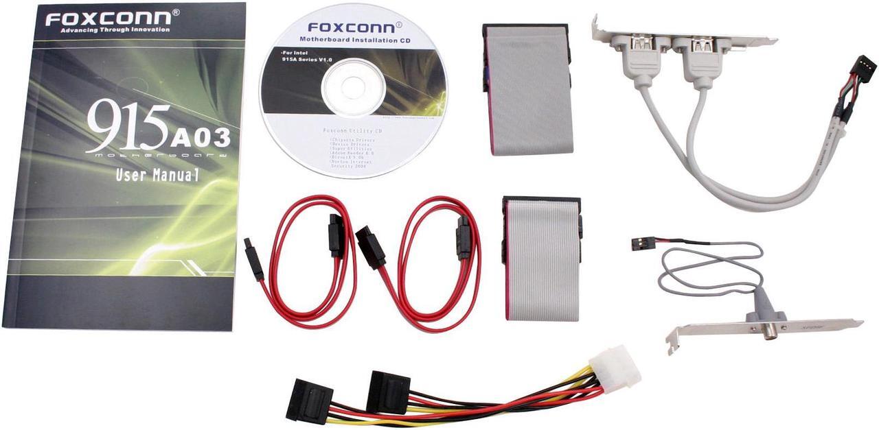 Alt view image 3 of 4 - Foxconn 915A03-G-8KS LGA 775 Intel 915G ATX Intel Motherboard