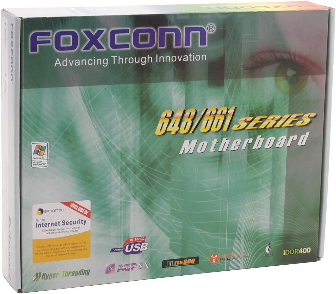 Alt view image 4 of 4 - Foxconn 661FXME Socket 478 SiS 661FX Micro ATX Intel Motherboard