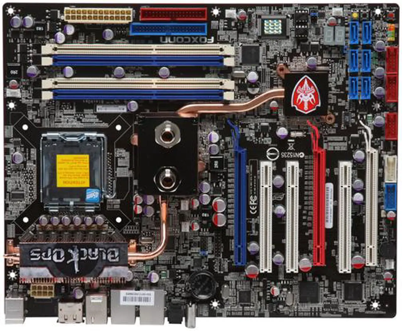 Alt view image 3 of 5 - Foxconn BlackOps X48 LGA 775 Intel X48 ATX Intel Motherboard