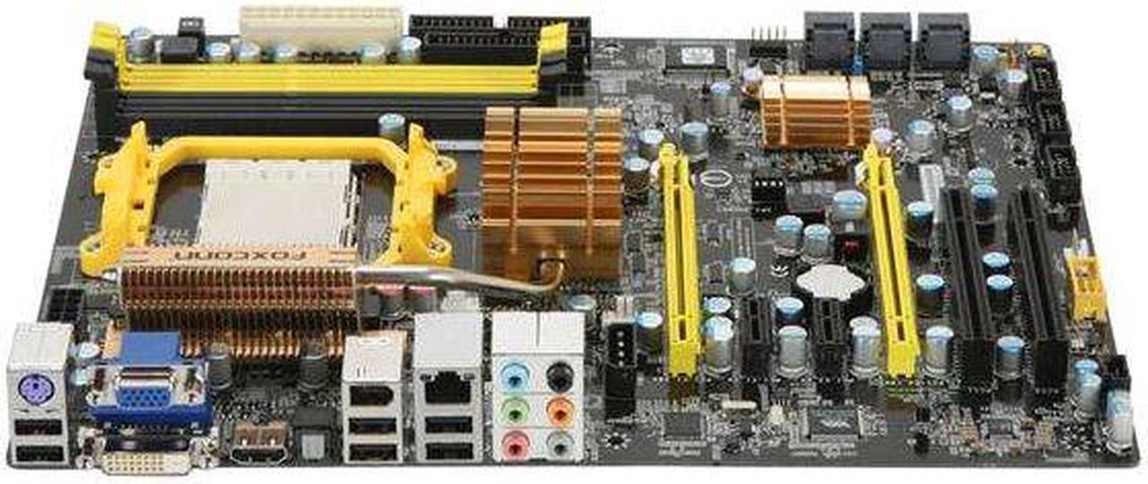 Alt view image 2 of 5 - Foxconn A7DA-S 3.0 AM3 AMD 790GX HDMI ATX AMD Motherboard