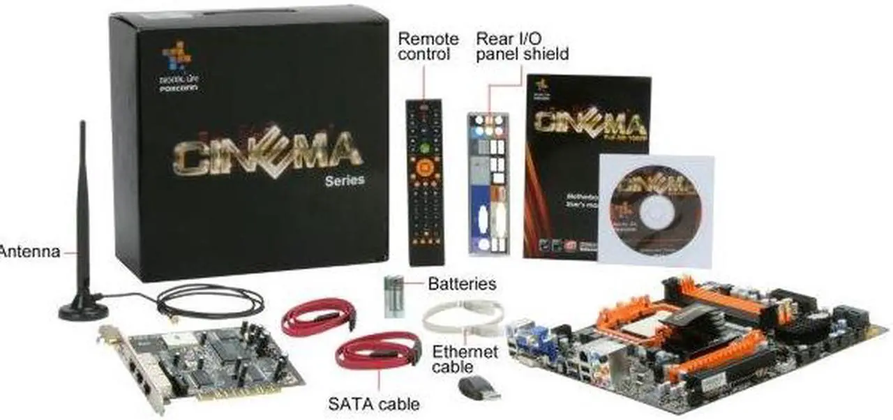 Alt view image 7 of 7 - Foxconn Cinema Premium AM3/AM2+/AM2 AMD 785G HDMI Micro ATX AMD Motherboard