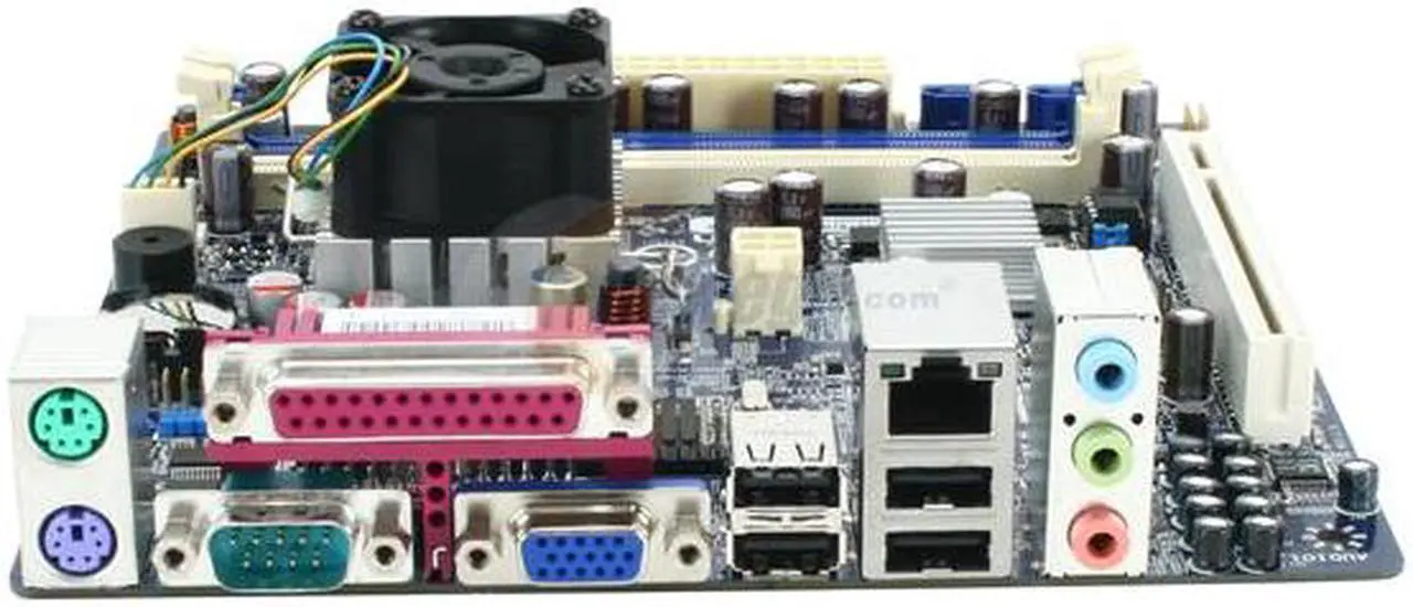 Alt view image 2 of 5 - Foxconn D51S Intel Atom D510 Intel NM10 Mini ITX Motherboard / CPU Combo