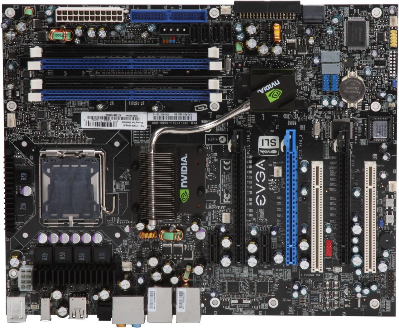 Alt view image 4 of 6 - EVGA 122-CK-NF68-A1 LGA 775 NVIDIA nForce 680i SLI ATX Intel Motherboard