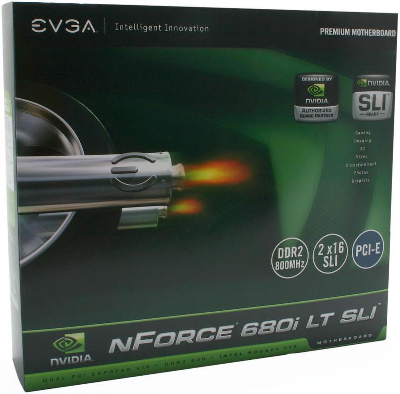 Alt view image 7 of 7 - EVGA 122-CK-NF67-A1 LGA 775 NVIDIA nForce 680i LT SLI ATX Intel Motherboard