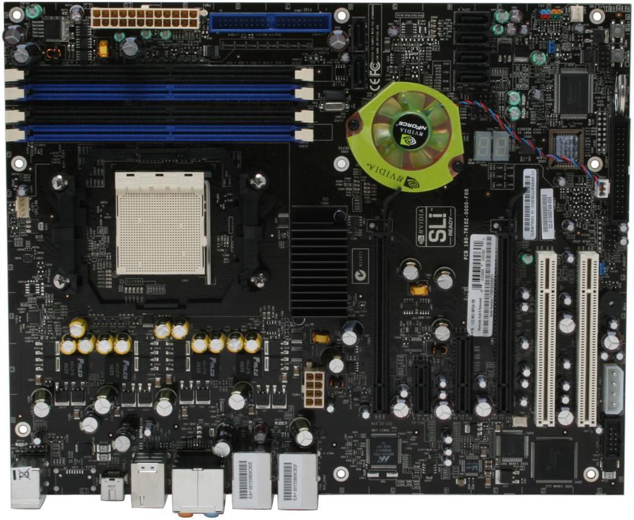 Alt view image 3 of 7 - EVGA 122-M2-NF59-TR AM2 NVIDIA nForce 590 SLI MCP ATX AMD Motherboard