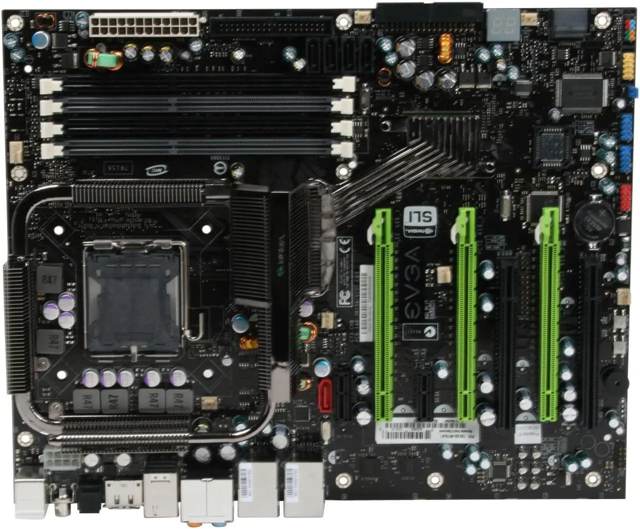 Alt view image 3 of 8 - EVGA 132-CK-NF79-A1 LGA 775 NVIDIA nForce 790i Ultra SLI ATX Intel Motherboard