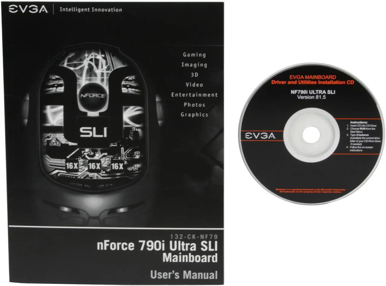 Alt view image 7 of 8 - EVGA 132-CK-NF79-A1 LGA 775 NVIDIA nForce 790i Ultra SLI ATX Intel Motherboard