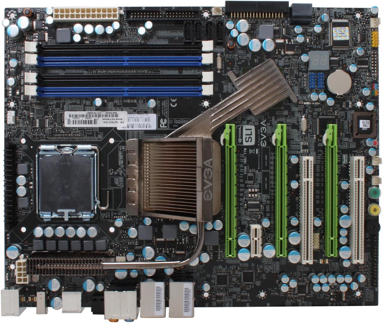 Alt view image 3 of 5 - EVGA 132-YW-E178-A1 LGA 775 NVIDIA nForce 780i SLI FTW ATX Intel Motherboard