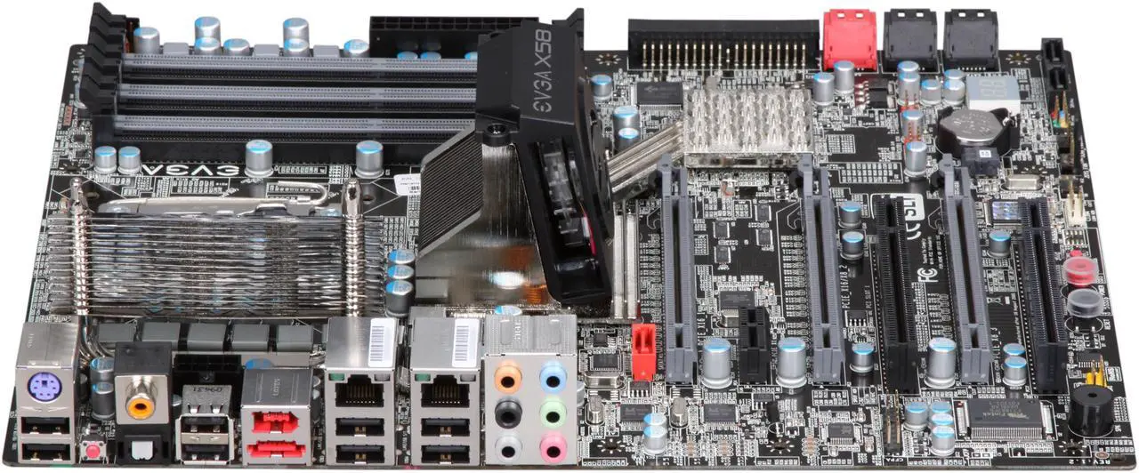 Alt view image 2 of 5 - EVGA E758-A1 3-Way SLI (x16/x16/x8) LGA 1366 Intel X58 ATX Intel Motherboard