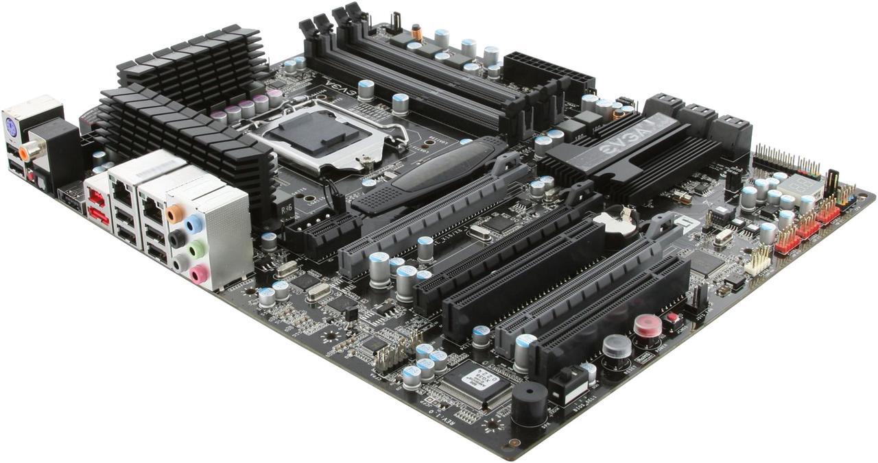 Main image of EVGA P55 FTW SLI 132-LF-E657-KR LGA1156 Intel P55 ATX Intel Motherboard