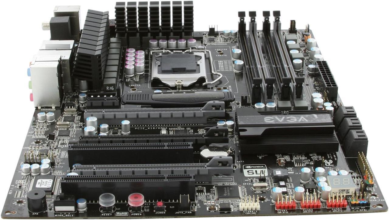 Alt view image 2 of 11 - EVGA P55 FTW SLI 132-LF-E657-KR LGA1156 Intel P55 ATX Intel Motherboard