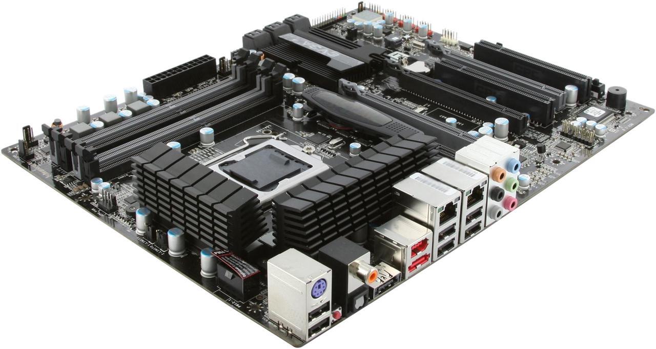 Alt view image 7 of 11 - EVGA P55 FTW SLI 132-LF-E657-KR LGA1156 Intel P55 ATX Intel Motherboard