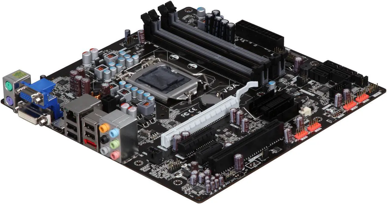 Main image of EVGA H55V 111-CD-E630-TR LGA 1156 Intel H55 HDMI Micro ATX Intel Motherboard