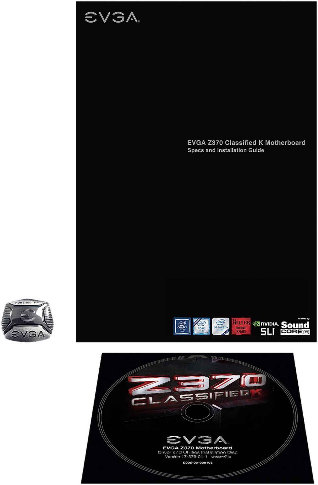 Alt view image 6 of 8 - EVGA Z370 Classified K, 134-KS-E379-KR, LGA 1151, Intel Z370, HDMI, SATA 6Gb/s, USB 3.1, USB 3.0, ATX, Intel Motherboard