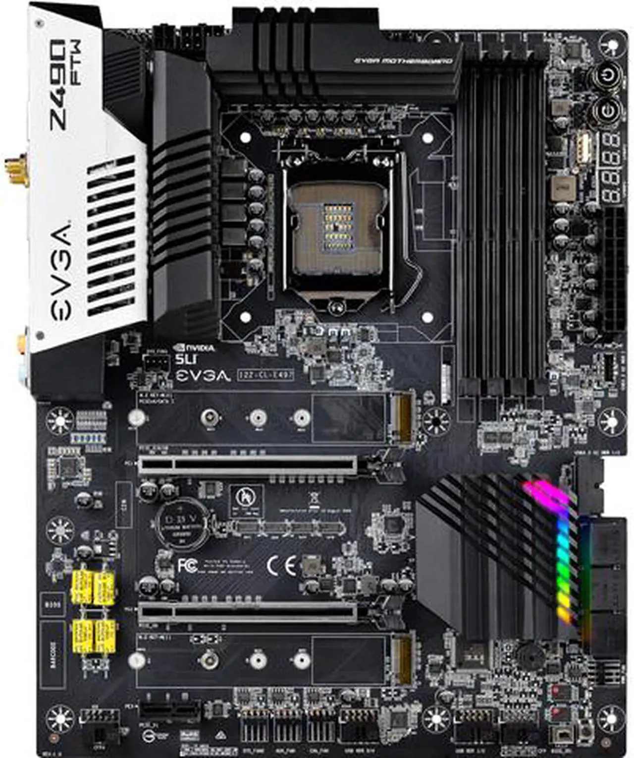 Main image of EVGA Z490 FTW WiFi 122-CL-E497-KR LGA 1200 Intel Z490 ATX Intel Motherboard