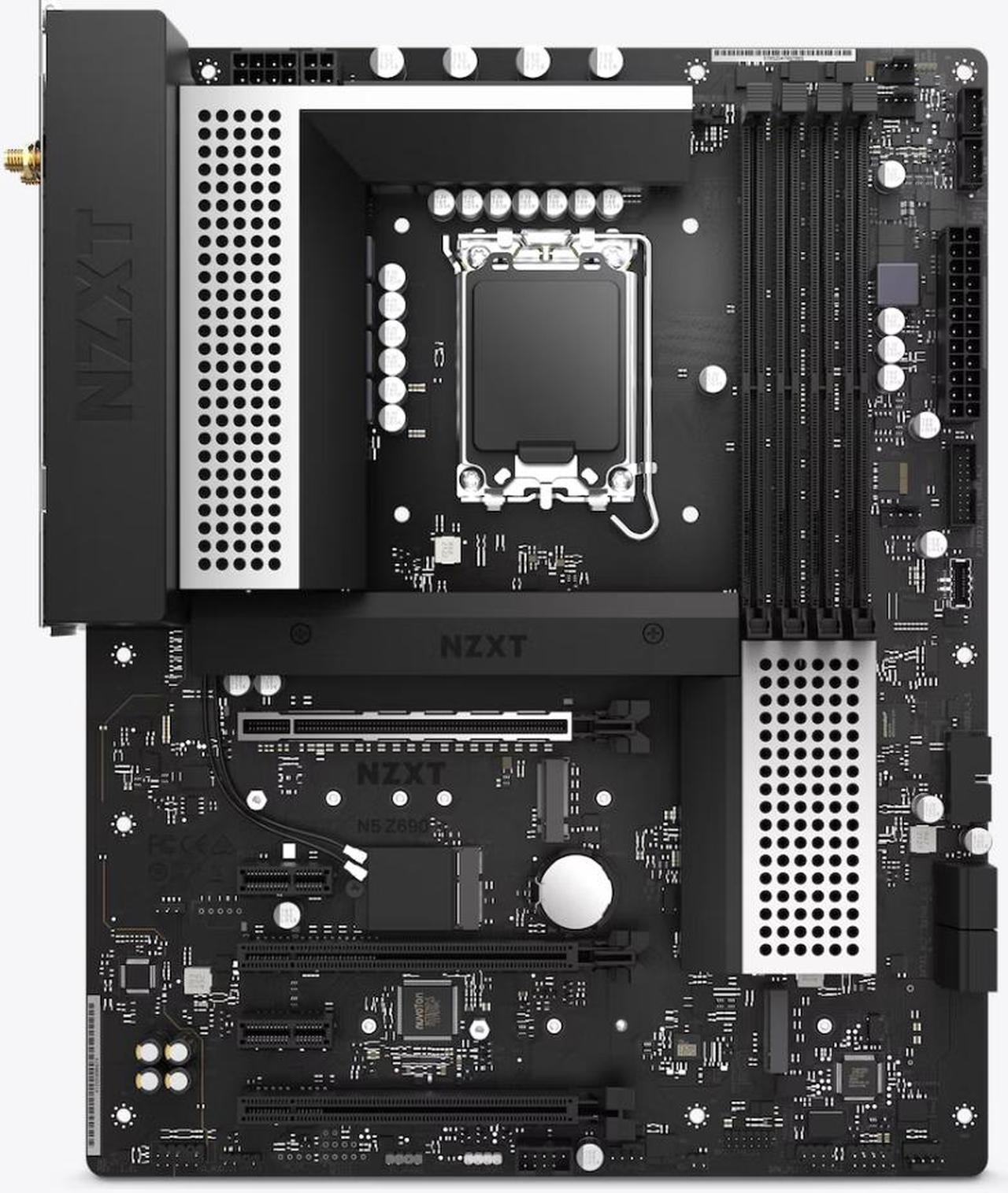 Alt view image 2 of 3 - NZXT N5 Z690 LGA 1700 (Intel 12th Gen) ATX Intel Motherboard with Wi-Fi N5-Z69XT-W1