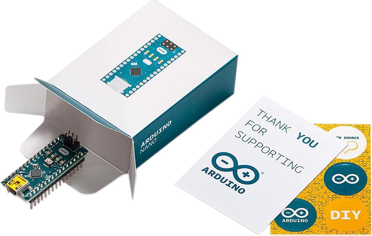 Alt view image 2 of 2 - Arduino Nano Development Board ATmega328 MCU, 14 3.3V I/O, 6 PWM Outputs, USB Mini B